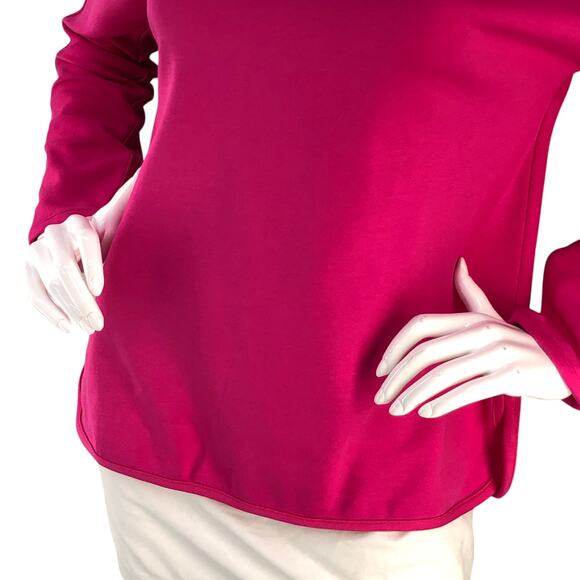 Ann Mashburn Womens Size XS Tunic Top Reversible Double Knit Pink Orange - Picture 4 of 16